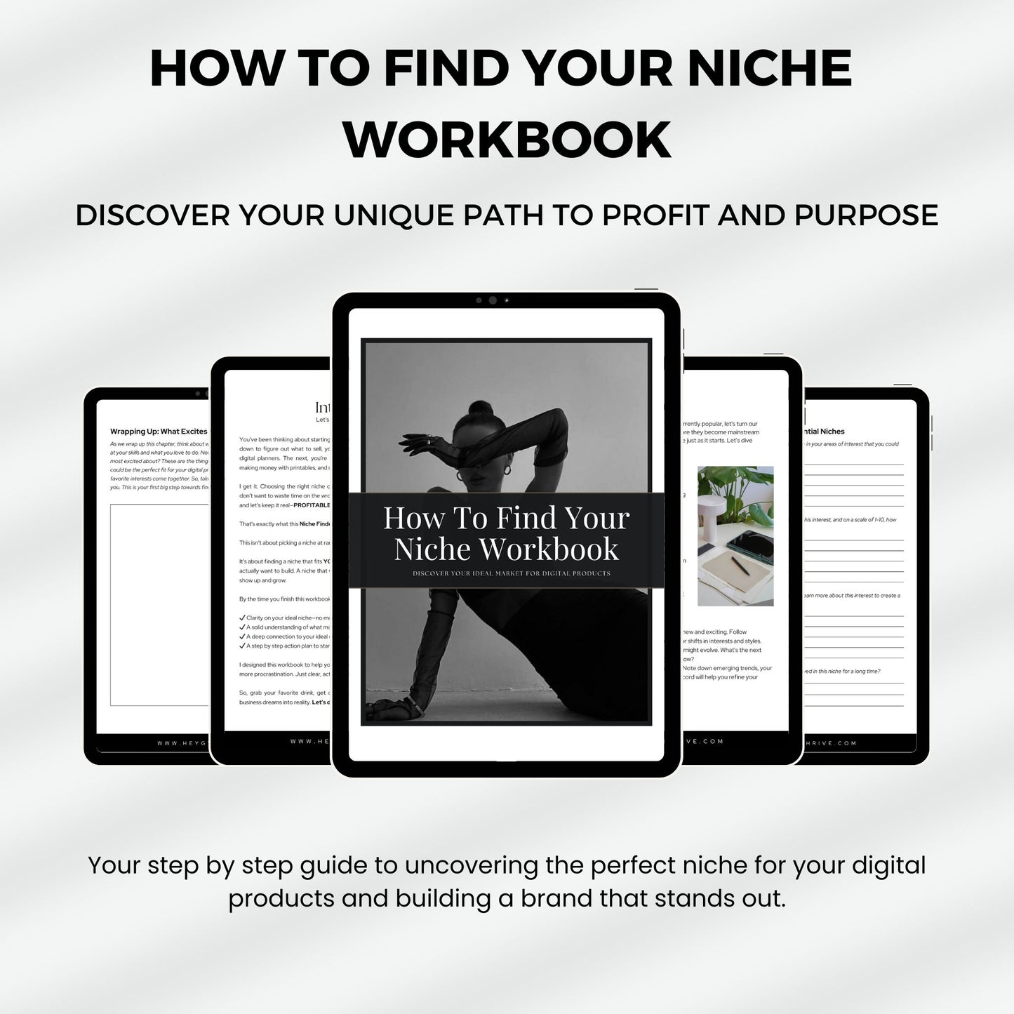 How to Find Your Niche Workbook