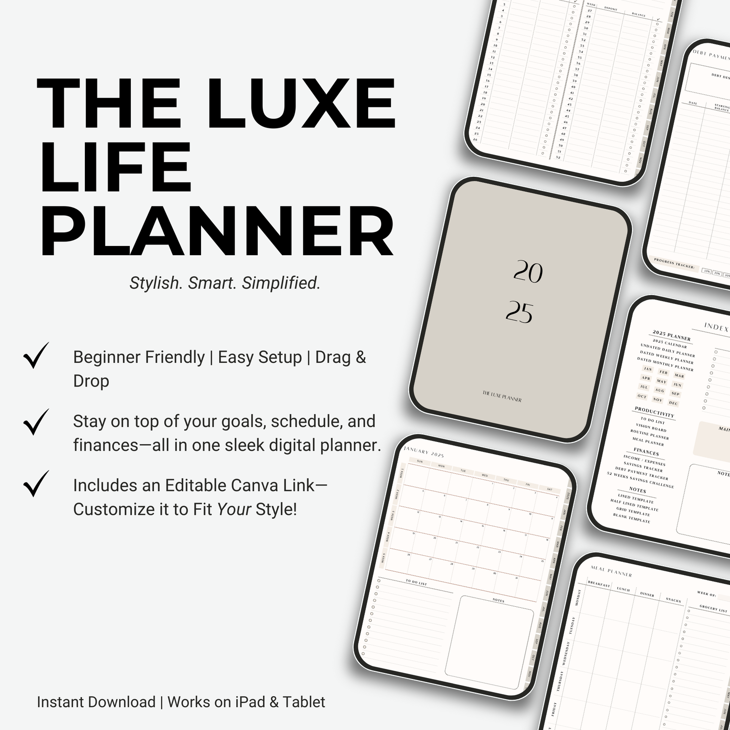 The Luxe Life Planner