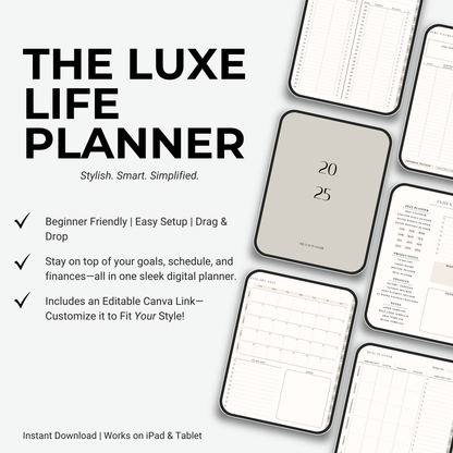 The Luxe Life Planner